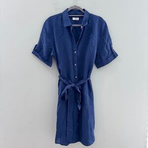 Untuckit Nancy Linen Shirt Dress